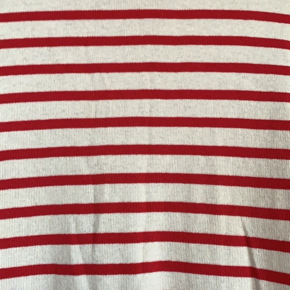 J.Crew Red & White Striped Turtleneck Dress - Picture 6 of 7